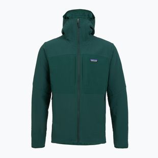 Giacca softshell Patagonia R2 TechFace da uomo verde cascata