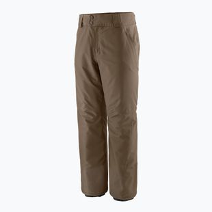 Pantaloni da sci Patagonia Insulated Powder Town da uomo marrone merlow