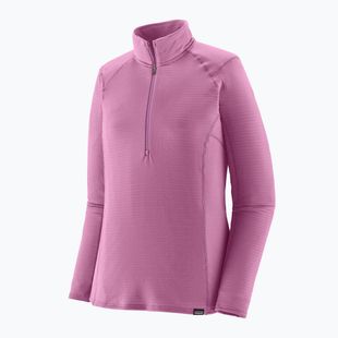 Felpa donna Patagonia Cap Thermal Weight Zip Neck viola acceso