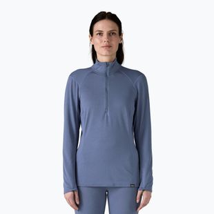Felpa donna Patagonia Cap Thermal Weight Zip Neck clement blue