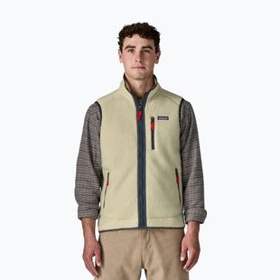 Gilet da uomo Patagonia Retro Pile Fleece pelican w/smolder blue