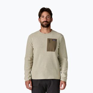 Felpa da uomo Patagonia R1 Air Crew pelican