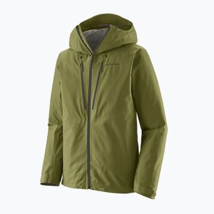 Giacca antipioggia da uomo Patagonia Triolet caper green