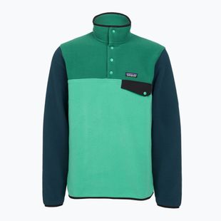 Felpa trekking da uomo Patagonia LW Synch Snap-T P/O aqua stone