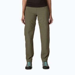 Pantaloni da trekking da donna Patagonia Free Wall basin green