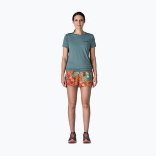 Pantaloncini da donna Patagonia Baggies 5" tropiclimb/hot ember