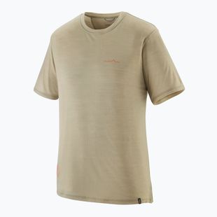 Maglietta da uomo Patagonia Cap Cool Merino Blend Graphic Shirt multi-pitch/weathered stone