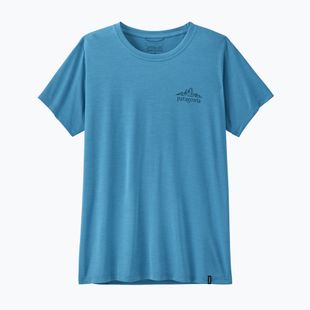 Maglietta da donna Patagonia Capilene Cool Daily - Cloud Crag shore blue/light shore blue x-dye