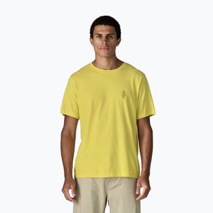 Maglietta da uomo Patagonia Water People Spotter lemon zest