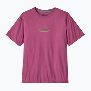 Maglietta da uomo Patagonia '95 Oval Logo faded magenta