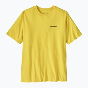 Maglietta da uomo Patagonia P-6 Logo Responsibili-Tee p-6 outline/lemon zest