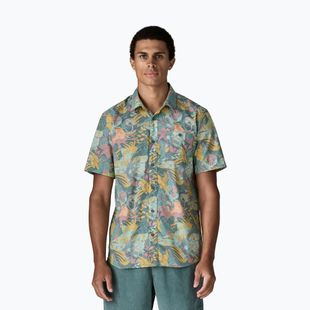 Camicia da uomo Patagonia Go To moon tripper/blue sage
