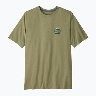 Maglietta trekking da uomo Patagonia Great Waves Responsibili Tee gumtree green