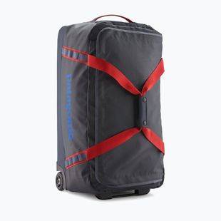 Borsa da viaggio Patagonia Black Hole Wheeled Duffel 70 l smolder blue/amanita red