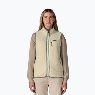 Gilet da donna Patagonia Retro Pile naturale con ellwood green
