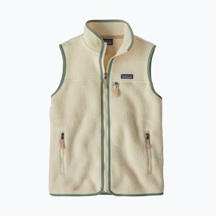 Gilet da donna Patagonia Retro Pile naturale con ellwood green