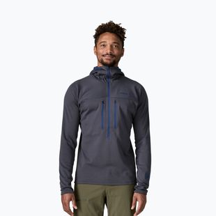 Felpa da uomo Patagonia R1 Ultralight Hoody smolder blue