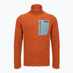 Felpa trekking da uomo Patagonia R1 Air coal orange
