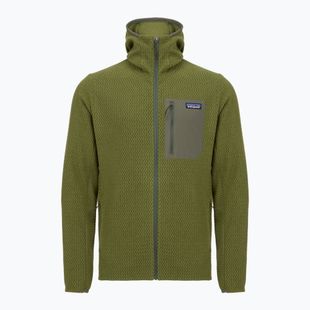 Felpa trekking da uomo Patagonia R1 Air Full Zip Hoody caper green