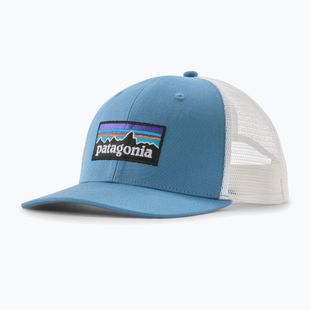 Cappellino con visiera Patagonia P-6 Logo Trucker shore blue