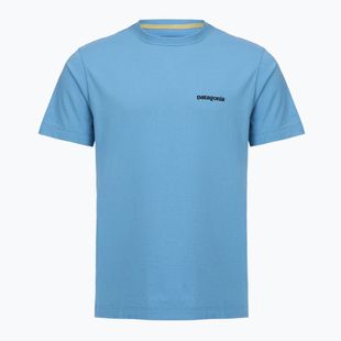Maglietta da uomo Patagonia P-6 Shore blue logo