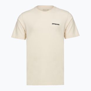 Maglietta da uomo Patagonia P-6 Logo undyed natural