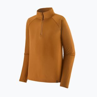 Felpa termica uomo Patagonia Capilene Midweight Zip Neck cinnamon brown