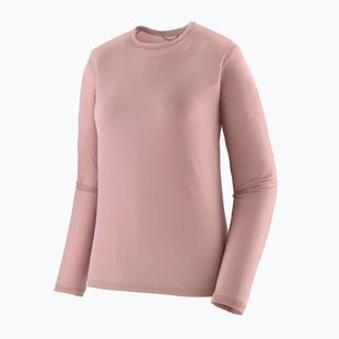 Felpa termica donna Patagonia Capilene Lightweight Crew fuzzy mauve