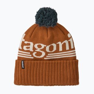 Cappello invernale Patagonia Powder Town hut tripper logo: cinnamon brown