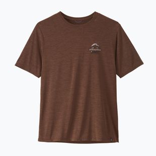 T-shirt da uomo Patagonia Cap Cool Daily Great Waves berm brown - light berm brown x-dye