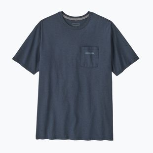 T-shirt da uomo Patagonia Boardshort Logo Pocket Responsibili summit blue