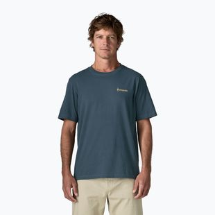 T-shirt da uomo Patagonia Water People Banner summit blue