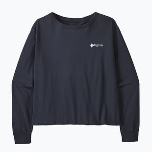 Longsleeve da donna Patagonia Hut Tripper Easy Cut smolder blue