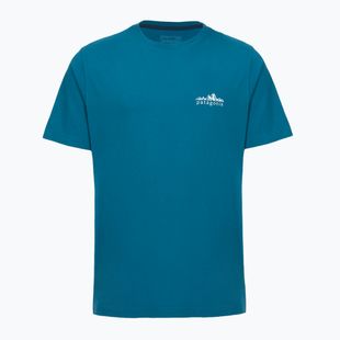 T-shirt da uomo Patagonia Fitz Roy Foothills glacial blue