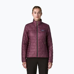 Giacca imbottita da donna Patagonia Nano Puff berry fig