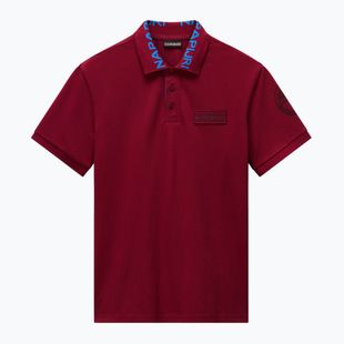 Polo da uomo Napapijri E-Amundsen 1 rosso tibetano R1E