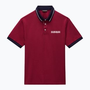 Polo da uomo Napapijri E-Zeri rosso tibetano r1e