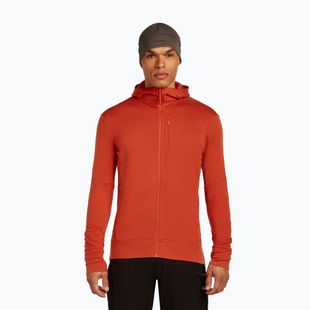 Felpa con cappuccio Icebreaker Merino 260 Quantum IV Zip Uomo agata