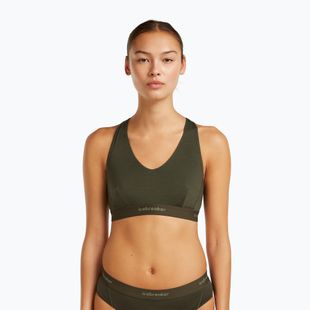 Reggiseno termico icebreaker Merino 125 Cool-Lite Sprite Racerback dark loden