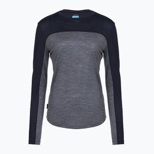 Maglia a maniche lunghe da donna icebreaker Merino 125 Cool-Lite Sphere Tee CB midnnavy hthr/midnnavy/cb