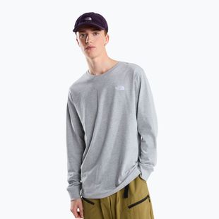 Maglia da trekking a maniche lunghe da uomo The North Face Evolution Simple Dome Regular LS Tee tnf pale grey heather