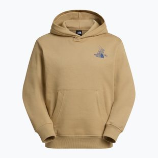 Felpa The North Face Mountain Celebration Relaxed Hoodie khaki stone
