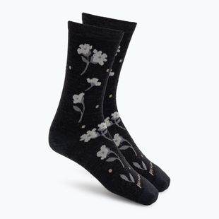 Calzini da donna Smartwool Everyday Garden Gala Crew charcoal