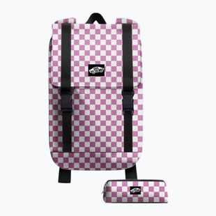 Zaino urbano Vans Utility 18 l checkerboard pink fizz