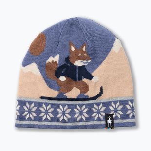 Berretto invernale da bambino Smartwool Reversible Art Beanie nightfall blue