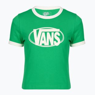 T-shirt da donna Vans Center Chest Ringer Tee vivid verdant
