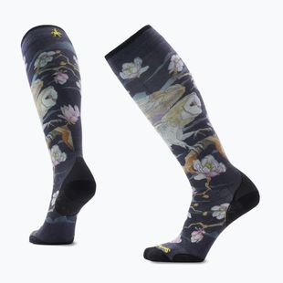 Calze da sci da donna Smartwool Ski Zero Cushion Nightwatcher Prrint OTC black