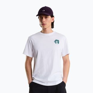 T-shirt da uomo The North Face Basecamp Barista Rlx tnf white/pacific teal