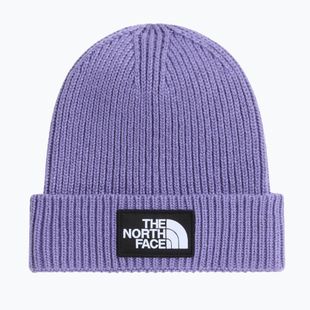 Cappello invernale The North Face Logo Box Cuffed grounded plum