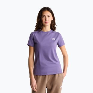 Maglietta da donna The North Face Evolution Simple Dome Slim SS grounded plum